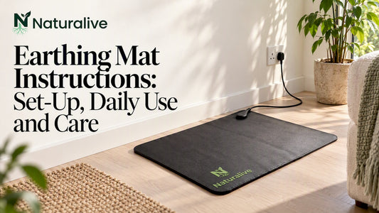 Grounding mat and cord beside a wall socket